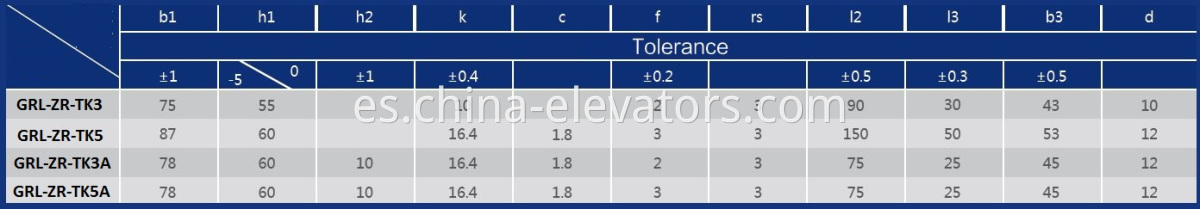 Riel guía hueco para ascensor Elevator Hollow Guide Rail